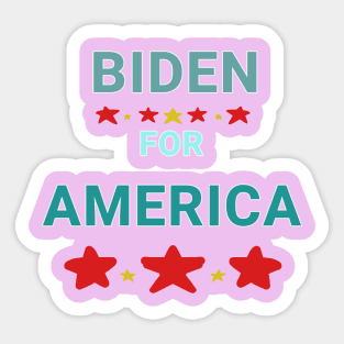 Biden For America Sticker
